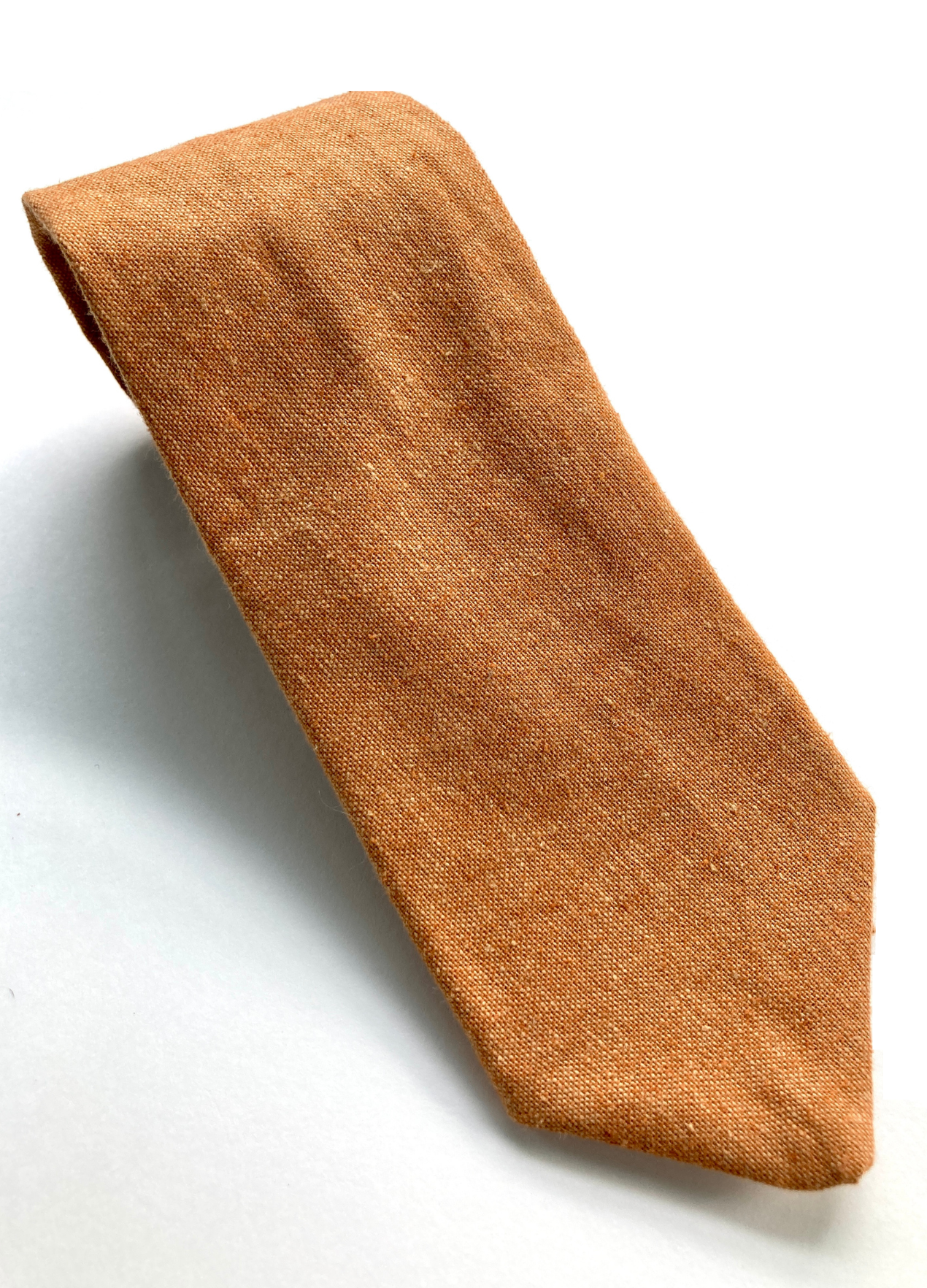 Burnt Orange Matching Tie and Button-On Suspender Gift Set
