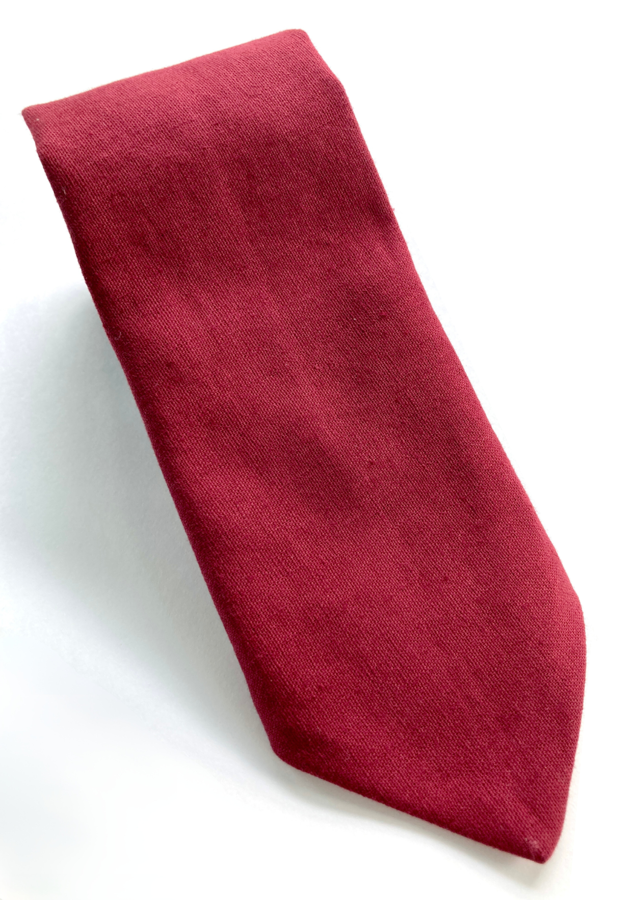 Red Wine Matching Tie and Button-On Suspender Gift Set