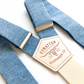 Pastel Blue Button-On Suspenders – Heritage American Wedding Menswear | 2025 Groomsmen Gift