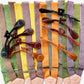 Handmade Bold Linen Suspenders with Premium Leather Button-On Attachments and Patented Magnetic Clasps by Stratton Suspender Co. – Available in Vintage Colors: Kelly Green, Nutmeg Brown, Mustard Yellow, Maroon Rust, Tangerine Orange, Olive Green, Chartreuse Green, and Plum Purple. Perfect for weddings, groomsmen, and heritage menswear.