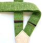 Women’s Kelly Green Linen Suspenders with Magnetic Clasps – Handmade in Texas | Bold Fall Accessory for Capsule Wardrobes