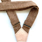 Women’s Nutmeg Brown Linen Suspenders with Magnetic Clasps – Handmade in Texas | Fall Accessory