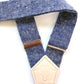 Denim Blue Linen Women’s Suspenders with Magnetic Clasps – Handmade in Texas | Americana Style Workwear & Capsule Wardrobe Accessory