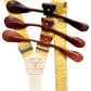Marigold Yellow Wedding Suspenders with White Cotton Floral Design – Handcrafted Button-On Braces with Italian Leather by Stratton Suspender Co.