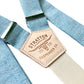 French Blue Wedding Suspenders