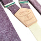 Plum Eggplant Purple Formal Wedding Suspenders by Stratton Suspender Co. with Premium Veg-Tan Leather accents and Solid Brass Silver Colored Hardware