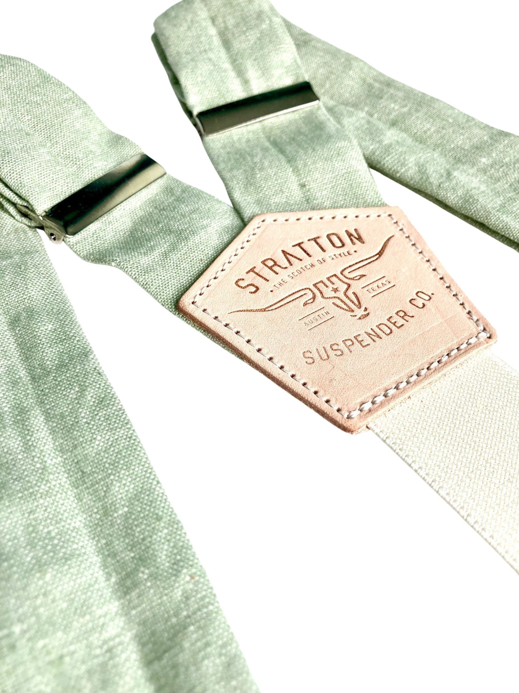 Mint Sea foam Green Wedding Suspenders for Groomsmen