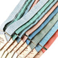Stratton Suspender Co. Color Swatch For Groomsmen Suspenders In Ice Blue, Sage, Dusty Blue, Dusty Rose, Carolina Blue, Sea Glass, Powder Blue, and Coral