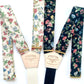 Vintage Floral Linen Wedding Suspenders with Gold Hardware – Button-On Braces for Rustic, Boho, and Vintage Weddings. Ideal Groomsmen Gifts and Heritage American Menswear.