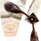 Beige Linen Magnetic Clasp Suspenders with Chocolate Leather & Brass Hardware – Best Alternative to Clip-On Suspenders for Weddings, Groomsmen & Formalwear