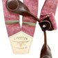 Cherry Red Linen Wedding Suspenders with Chocolate Leather Magnetic Clasps | Heritage American Menswear for Groomsmen and Groom