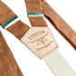 Roasted Pecan Hand-Woven Button-On Suspenders – Premium Leather Attachments | Handcrafted in Texas by Stratton Suspender Co.