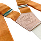 Tangerine Orange Linen Wedding Suspenders – Modern Western Heritage American Menswear | Groomsmen Gift & Formalwear