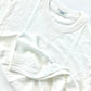Vintage 1940s Heavyweight T-Shirt in White by Stratton Suspender Co. Crafted from durable heavyweight cotton with a heritage V-gusset neckline, this ethically made classic workwear tee embodies timeless American menswear and rugged craftsmanship.