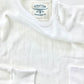 Vintage 1940s heavyweight waffle knit thermal shirt in white, featuring ribbed cuffs and a classic crew neckline. Designed for warmth and durability, this ethically made American workwear essential embodies heritage craftsmanship. Made in the USA by Stratton Suspender Co.