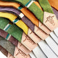 Women's Magnetic Clasp Suspender Straps by Stratton Suspender Co. in Fall Colors – Nutmeg, Moss Green, Rust, Chartreuse Green, Mustard Yellow, Purple, Tangerine Orange, and Kelly Green. Handmade in Texas for vintage-inspired style and modern convenience.