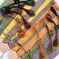 Tangerine Orange Linen Suspenders – Magnetic Clasp & Button-On Attachments | Modern Western Heritage American Menswear | Groomsmen Gift & Wedding Formalwear